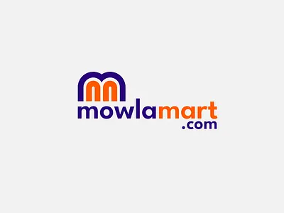 mowlamart.com' a Pabna (Bangladesh) based e-coomerce site. The c branding business logo clean flat identity illustrator logo logodesign logotype minimal