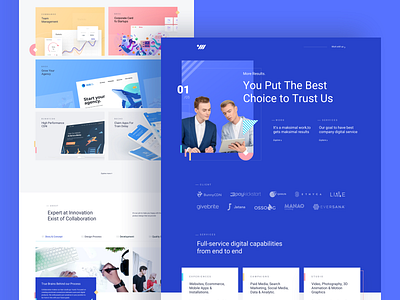 OWW Website agency company design homepage landing page new profile studio ui ux web design website