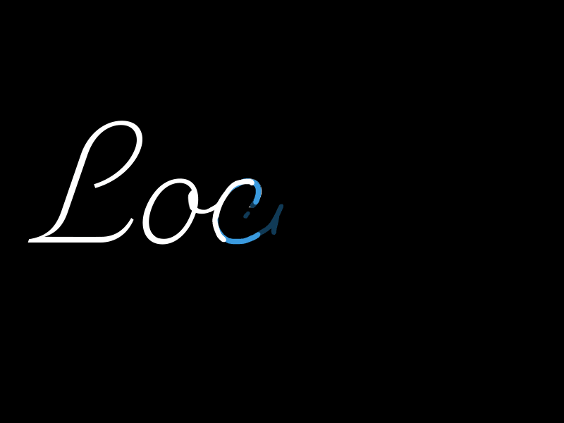 Loctudy Title after effects logo logo design title