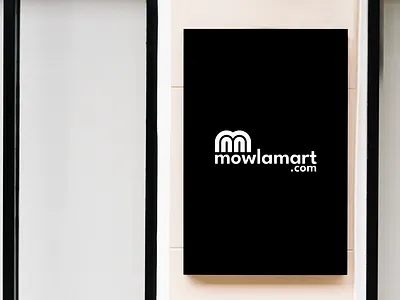 mowlamart.com' a Pabna (Bangladesh) based e-coomerce site. The c branding business logo clean design flat logo logoclub logodesign logotype minimal