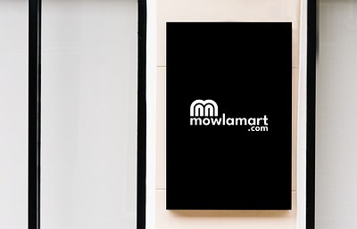 mowlamart.com' a Pabna (Bangladesh) based e-coomerce site. The c branding business logo clean design flat logo logoclub logodesign logotype minimal