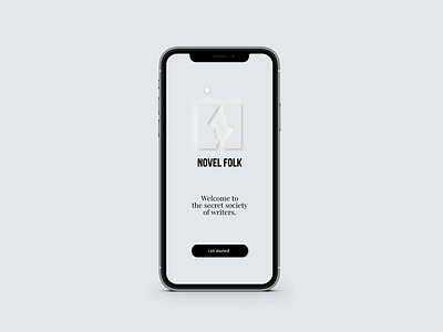 UI/UX Writers App 3d animation app authors blackandwhite design folk interface iphone muzli neumorph neumorphism novel project ui ux uidesign uiux user interface writers xd