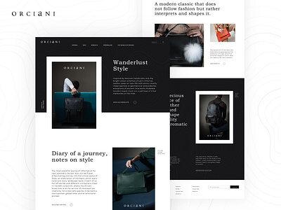 ORCIANI Redesign branding clean clothing comment design dribble eccomerce elegant flat follow minimal minimalist orciani redesign share shot typogaphy ui ui design web