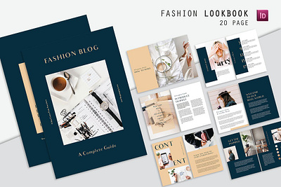 Guide Fashion Blog Magazine blog branding brochure business catalogue clean download elegant fashion fashion app free guide indesign lookbook magazine magazine ad modern portfolio template