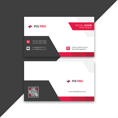 Personal Corporate Business Card business card corporate identity personal professional recent template visiting