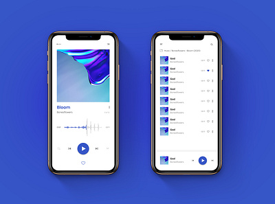 Music App app design ui ux web web design