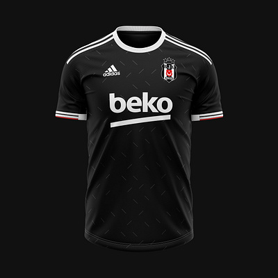 Besiktas 20-21 Jersey Black besiktas branding football soccer