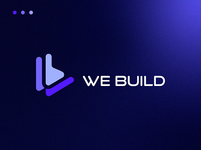 We Build Tech Branding broker business creative crypto finance fintech lettering logo desgin logomark marketing modern saas startup tech technology logo unique wb bw