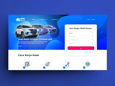 Otodeal Website automotive car car selling website car website otodeal selling car uiux web design webdesign website website design