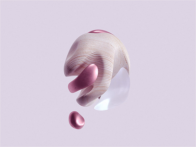 Pink Pearl 3d 3d art 3d artist animation c4d c4dart cinema 4d cinema4d motion octane realism relax texture