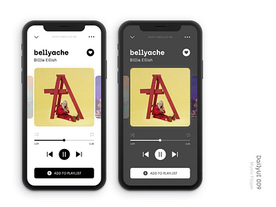 Daily UI #009: Music Player dailyui dailyui009 dailyuichallenge mobile mobile app mobile ui music app music app ui music player music player ui ui