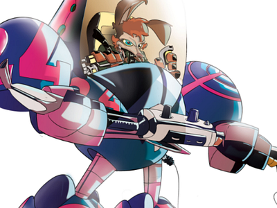 MechaMouse24 illuatration character