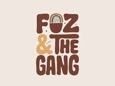 Foz and the Gang clientwork clothing clothing brand custom lettering ecommerce ecommerce shop fur hand drawn handlettering jerryokolo lettering logo designer logodesign logotype procreate sweater typography