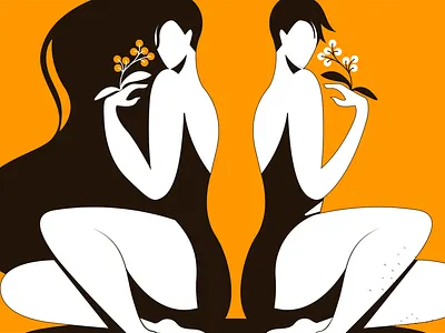 Feminine Side art design illustraion sketch