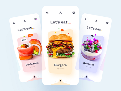 Food Delivery - Mobile App app app design food food and drink food app food delivery food delivery app food delivery application food delivery service mobile app mobile app design mobile design mobile ui