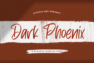 Dark Phoenix - Playful Display Font beautiful calligraphy cute decorative fun handlettering handwritten kids playful puaencode quirky stylish typography
