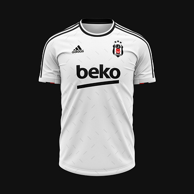 Besiktas 20-21 Jersey White besiktas blackandwhite branding design football jersey jersey design soccer turkey uniform uniforms