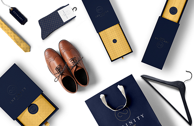 infinity-Branding bag design brand brand design brand identity branding branding design business business card clothing fashion logodesign luxury packaging design tailor