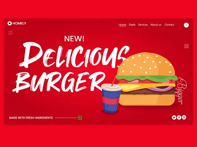 UI Design " Mr Burger Landing Page" daily 100 challenge dailyui dailyux landing page design landingpage trendy design ui ui ux uichallenge uiconcept uidesign uidesignchallenge uidesignpatterns uidesigns uiux uiuxdesign uiuxdesigner ux uxchallenge uxdesign