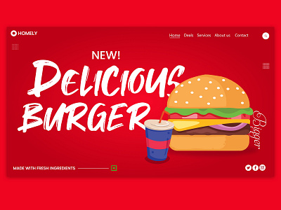 UI Design " Mr Burger Landing Page" daily 100 challenge dailyui dailyux landing page design landingpage trendy design ui ui ux uichallenge uiconcept uidesign uidesignchallenge uidesignpatterns uidesigns uiux uiuxdesign uiuxdesigner ux uxchallenge uxdesign