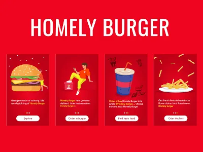 Food Delivery UI Concept adobe illustration app app design application appui appuidesign bookingapp food food and drink food app food illustration illustration art ui ux uidesignchallenge uidesigner uiux uxdesign vectorartist vectors website concept