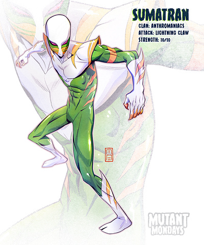Sumatran anime character design comic comic book comics illustration manga mutant sketch tmnt