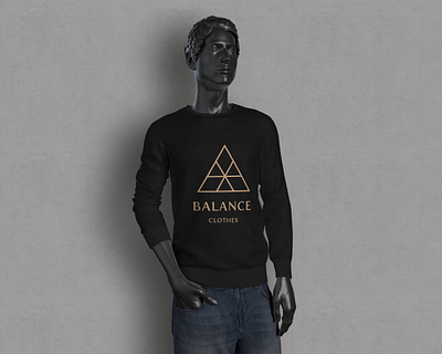 Balance Logo Concept adobe art balance branding clothes clothing concept creative custom design graphic illustration illustrator logo minimal minimalist mockup mockups modern photoshop
