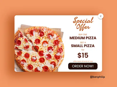 Special Offer dailyui design special offer ui ui design ux