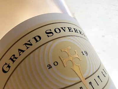 grand sovereign by the labelmaker best wine label jordan jelev labelmaker strategic branding the labelmaker wine branding wine label wine label design wine label designer wine packaging