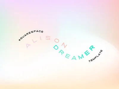 Ali Template art direction black owned squarespace squarespace design squarespace template typography web web development