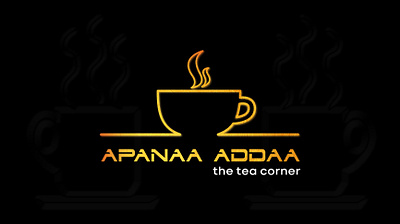 Apanaa Addaa - The Tea Corner app icon design brand and identity branding illustration logo logo design typography ui ux vector