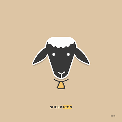 Sheep Icon branding design icon illustration illustrator logo logo branding logos graphics logos outline icons vector