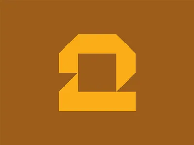 Number 2 Logo Exploration 2 abstract angles bold brand icon identity illustration logo logo design logodesign mark minimal number number 2 retro simple thicklines two vector