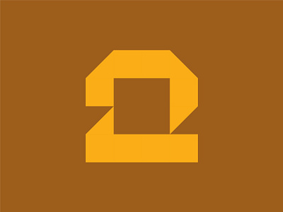 Number 2 Logo Exploration 2 abstract angles bold brand icon identity illustration logo logo design logodesign mark minimal number number 2 retro simple thicklines two vector