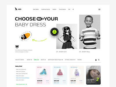 ziel identificatie Naleving van Baby Shop designs, themes, templates and downloadable graphic elements on  Dribbble