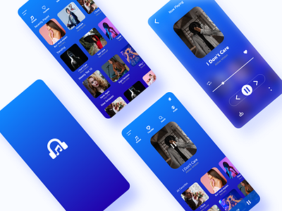 Music Player App UI creative design ui ui design user experience user interface ux