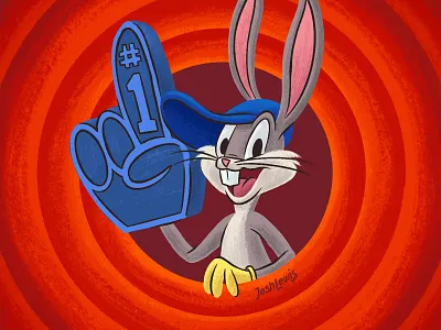 Big fan, Doc! book bugs bunny cartoon children fan illustration kidlit kidlitart kids looney tunes