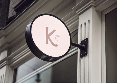 KACHE Shop sign logo branding branding and identity design flat logo minimal typography vector