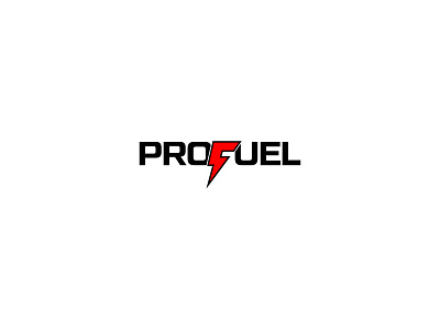 ProFuel Logo battery cell eco electric energy logo hybrid profuel red thunderbolt