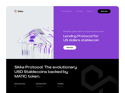 Sikka. DeFI animation bank banking blockchain crypto defi design finance fintech motion graphics ux