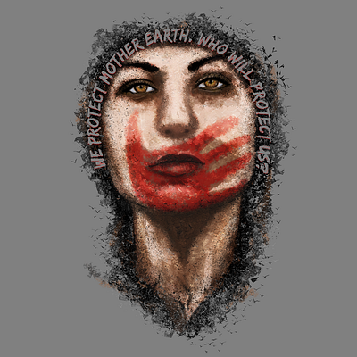 #MMIW american canadian digital illustration indigenous mmiw photoshop tribal tribe