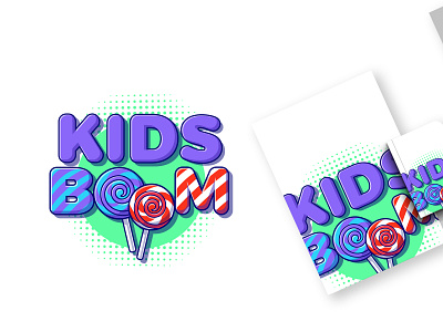 KidsBoom agency app brand brandidentity branding club company design font graphic design icon identity illustration logo logotype minimal typography ui ux vector