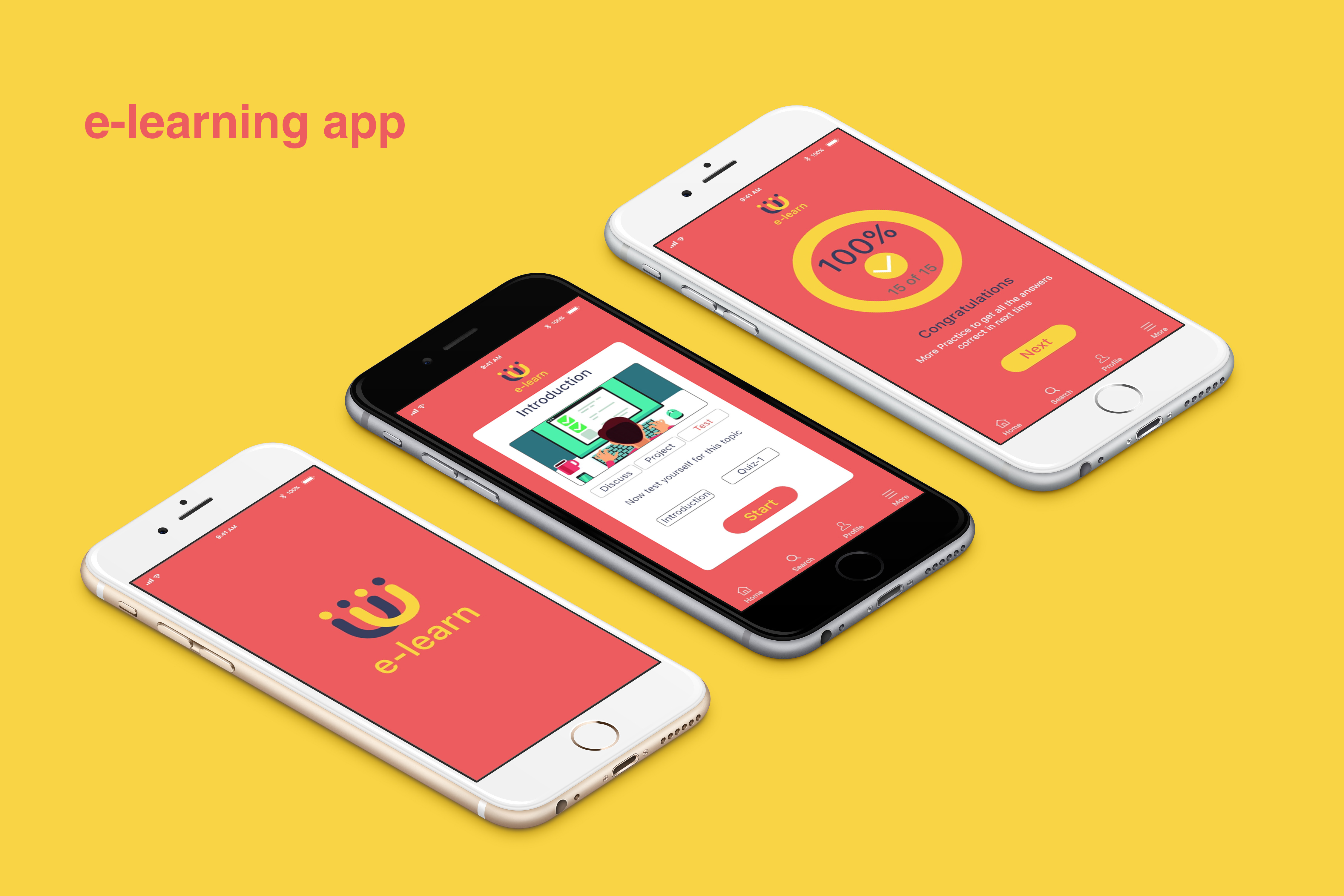 Example of e learning app