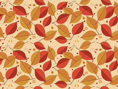 Autumn Leaf Pattern autumn autumn leaves decor defoliation fall herb leaf leaves nature ornament pattern plant seamless warm