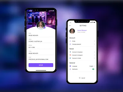 Setting DailyUI #07 app design ui ux