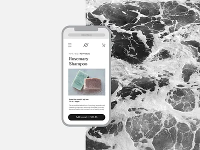 Product Screen / Circle Cosmetics concept design mobile website product screen uidesign