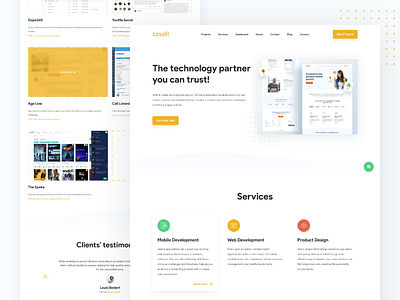 LaSoft Agency | Website Design agency animation dashboard design design agency development illustration lasoft platform recommendations system ui ux ux design web web design website website builder website concept website design