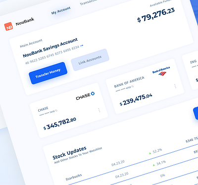 Bank Dashboard Closeup app bank bank card banking branding design flat illustration typography ui ux web