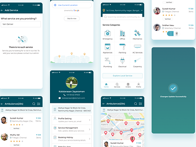 Service Provider App andriod branding design illustration ios mobile service app serviceprovider services ui ui ux ux