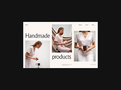 Sallyb. clean design grid header layout minimal typography web website whitespace